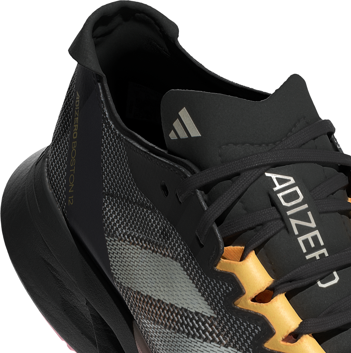 Adidas Adizero Boston 12 Men's - Black Zero Mettalic Spark