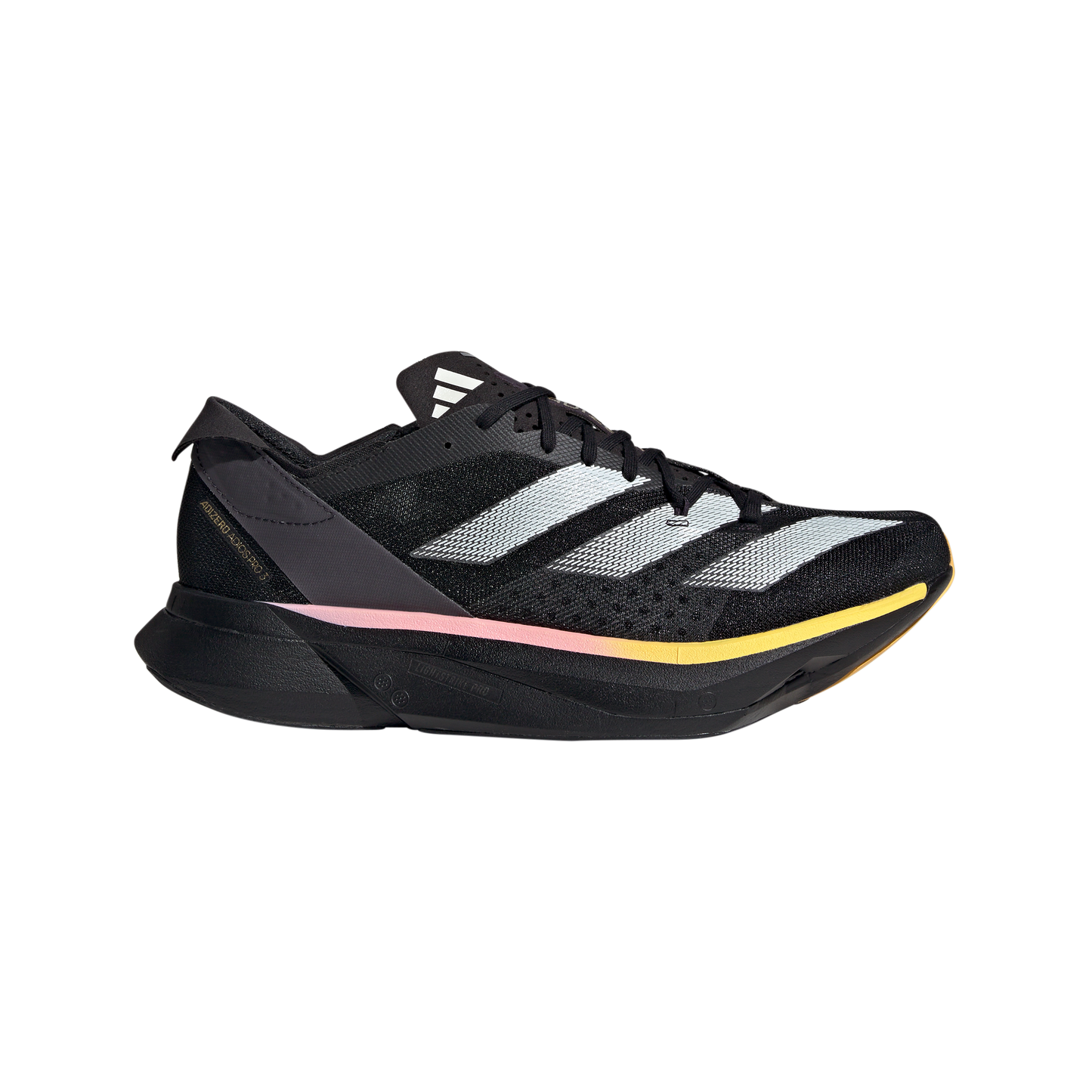 Adidas Adizero Adios Pro 3 Shoes Men's - Core Black /Zero Metalic /Spark