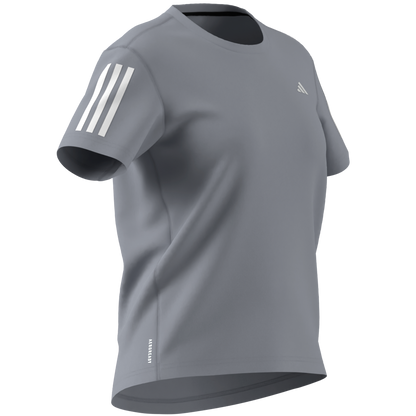 Adidas Own The Run T-Shirts Women's - Halo Silver