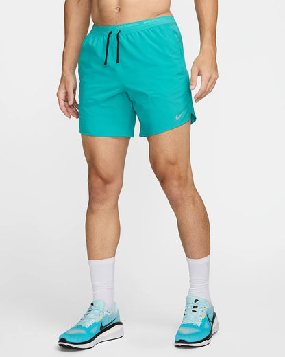 Nike Stride Dri-FIT 7" Brief-Lined Running Shorts Men's - Cactus/Black