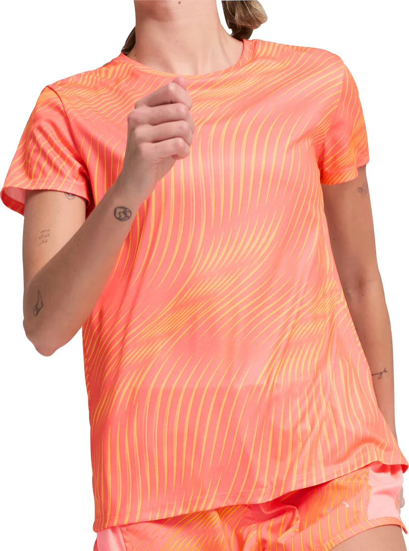 Puma Run Favorite SS Tee Women's - All over graphic print