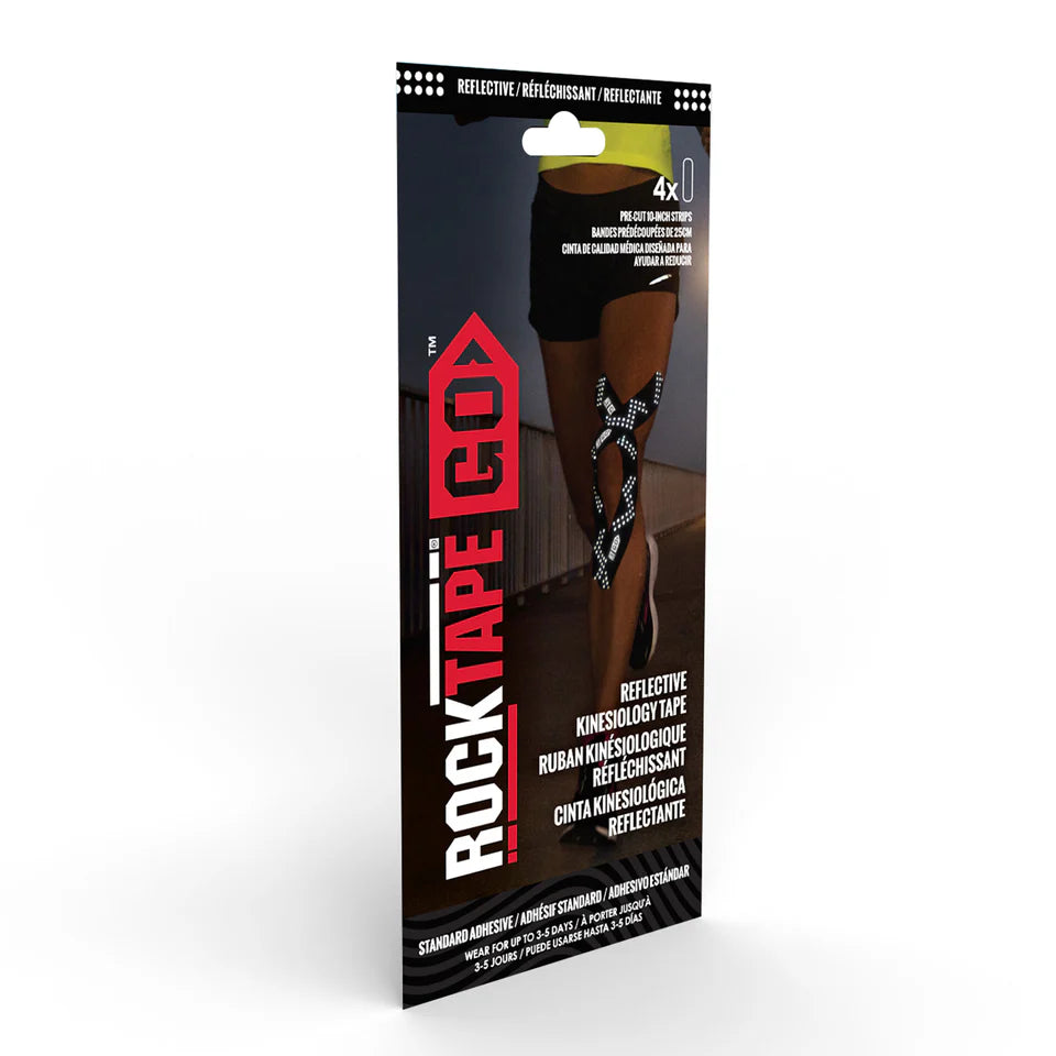 RockTape GO FAST PACK Reflective Kinesiology Tape