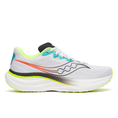 Saucony Ride 19 Men's - White/Citron