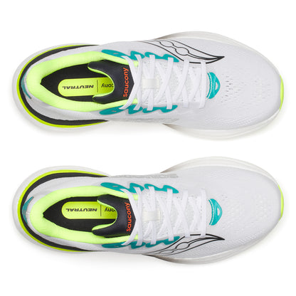 Saucony Ride 19 Men's - White/Citron