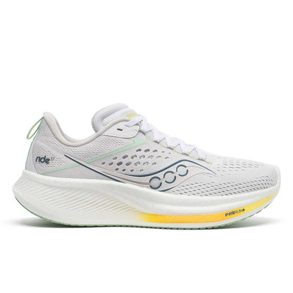 Saucony Ride 17 Women's - White/Peel