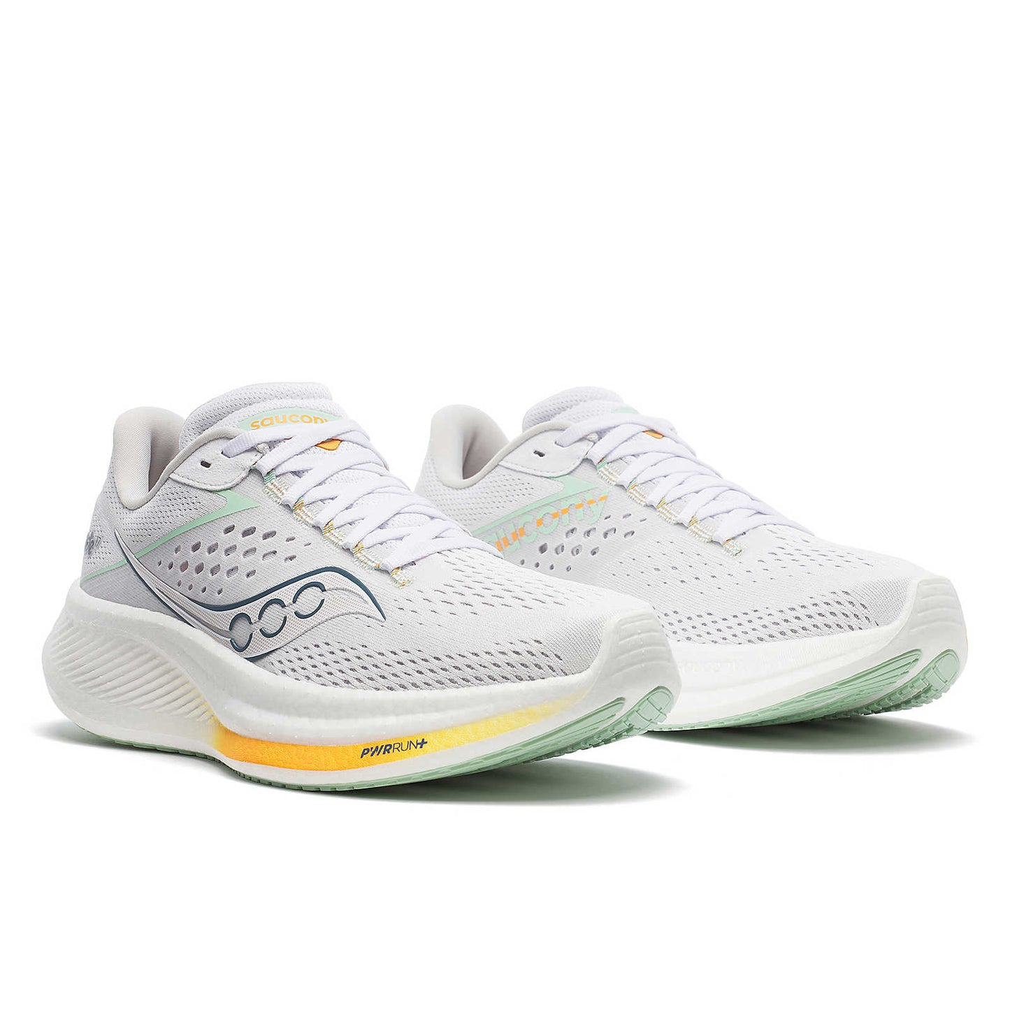 Saucony Ride 17 Women's - White/Peel