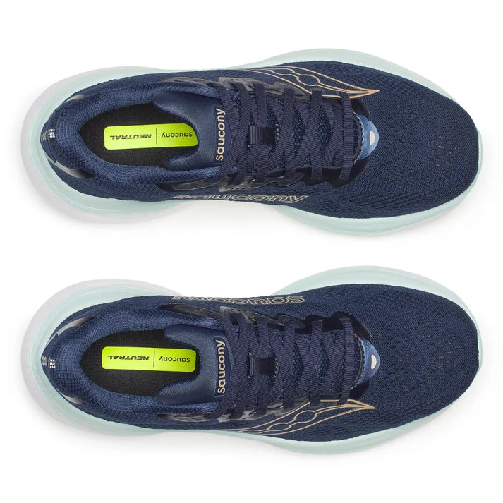 Saucony Ride 19 Women's - Navy/Aqua