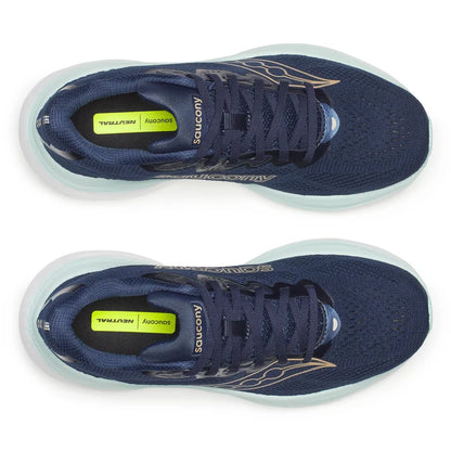 Saucony Ride 19 Women's - Navy/Aqua