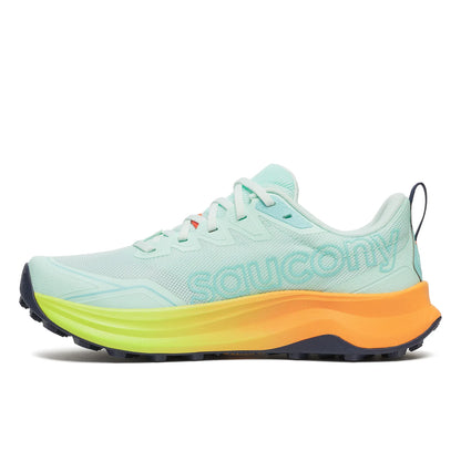 Saucony Peregrine 16 Women's - Aqua/Citron Piscine