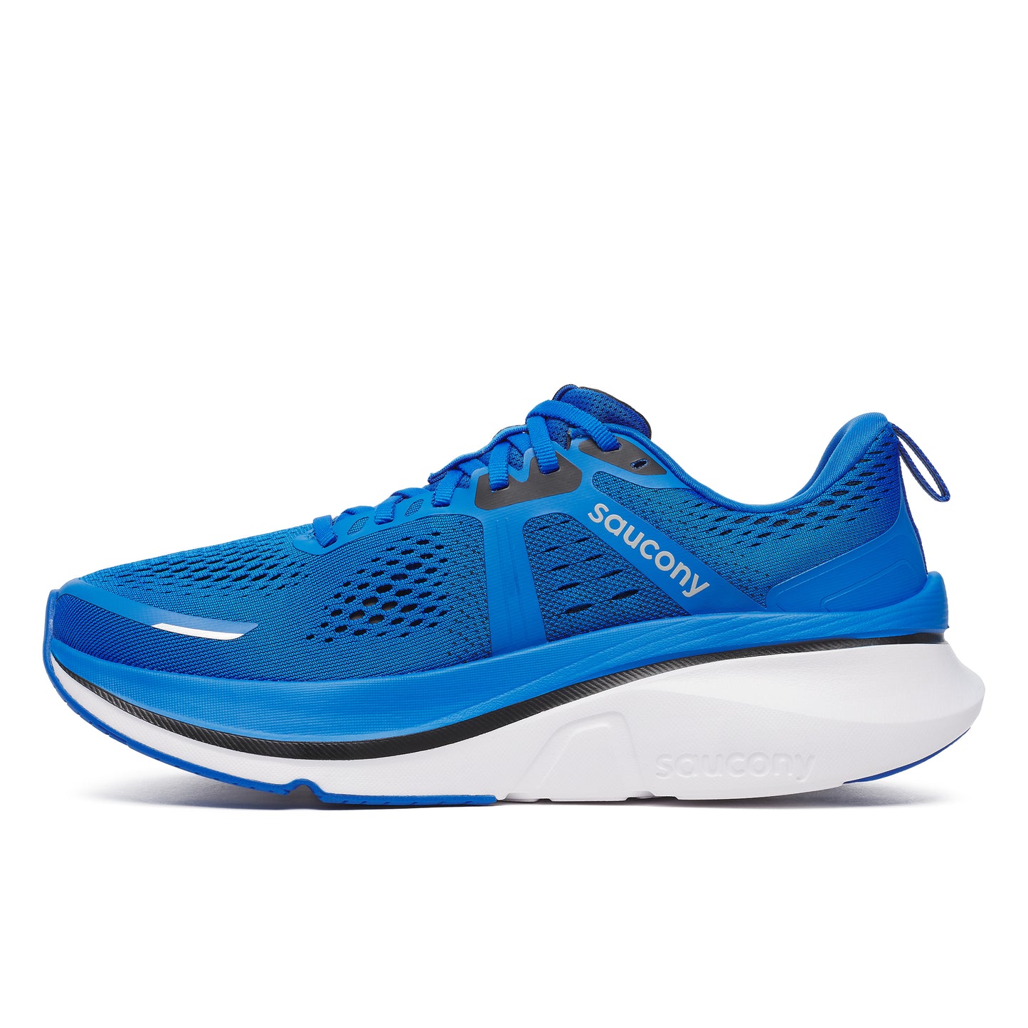 Saucony Guide 18 Men's - Skydiver/Black Bleu Moyen