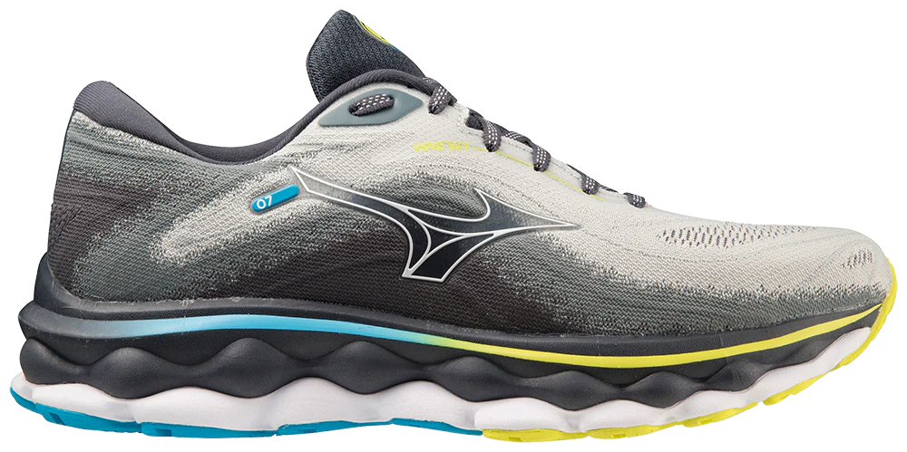 Mizuno Wave Sky 7 men's - Blue/White/Bolt