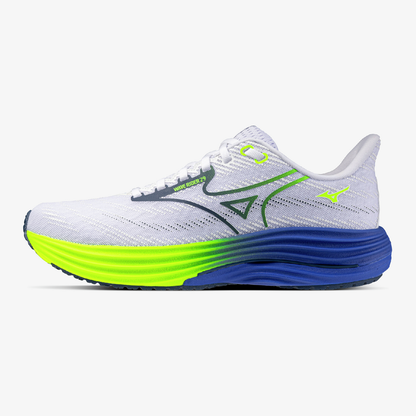 Mizuno Wave Rider 29 Men's - White/Estate Blue/Lightning Ye