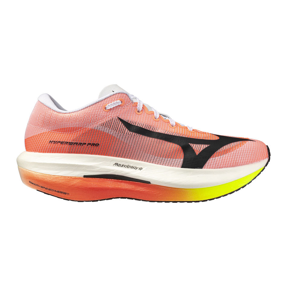 Mizuno Hyperwarp Pro Unisex - White/black/lava Orange