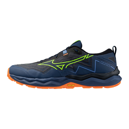 Mizuno Wave Daichi 9 Men's - Estate Blue/Lightning Yellow