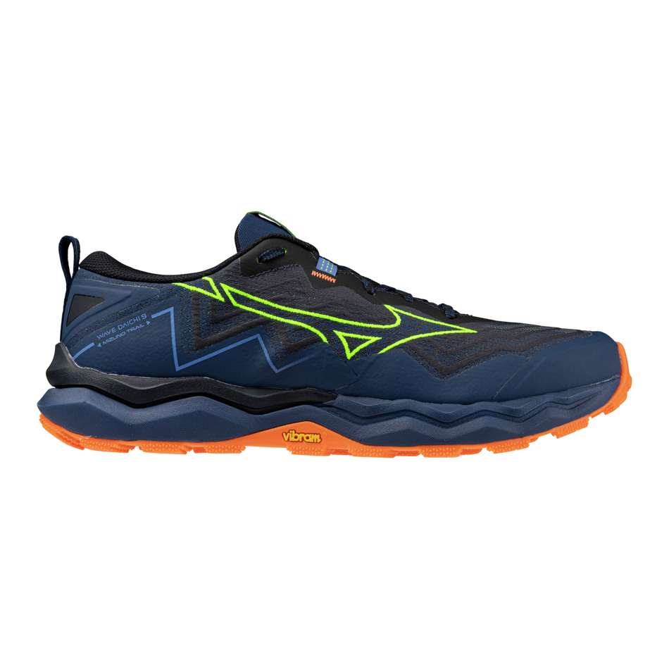 Mizuno Wave Daichi 9 Men's - Estate Blue/Lightning Yellow