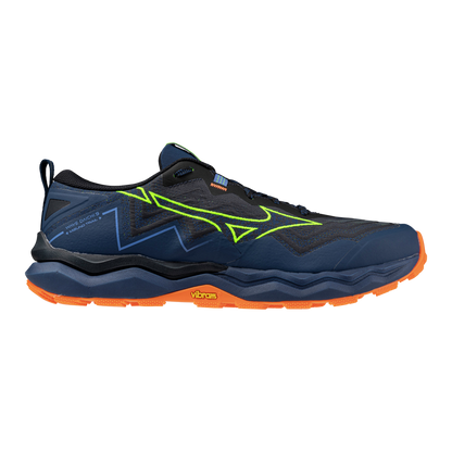 Mizuno Wave Daichi 9 Men's - Estate Blue/Lightning Yellow