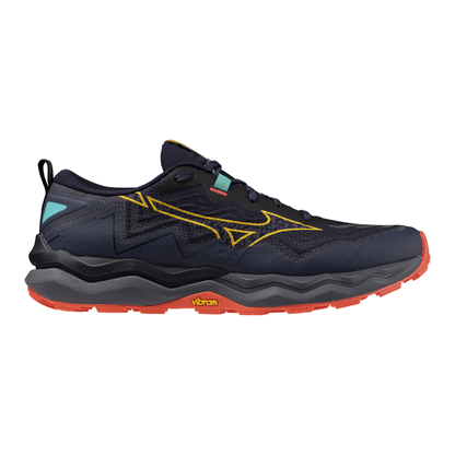 Mizuno Wave Daichi 9 Men's - Baritone Blue/Citrus/Fiery Cor