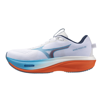Mizuno Wave Rider 30 Men's - White/Blue Jewel/Orange.com