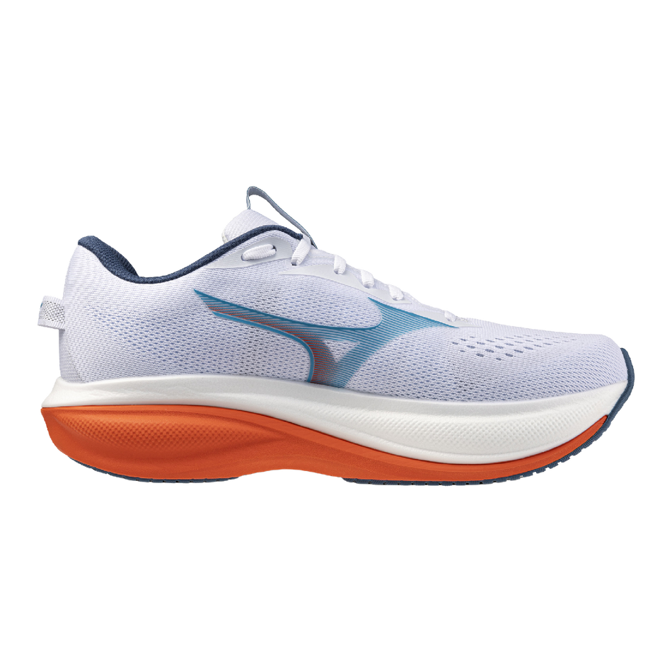 Mizuno Wave Rider 30 Men's - White/Blue Jewel/Orange.com