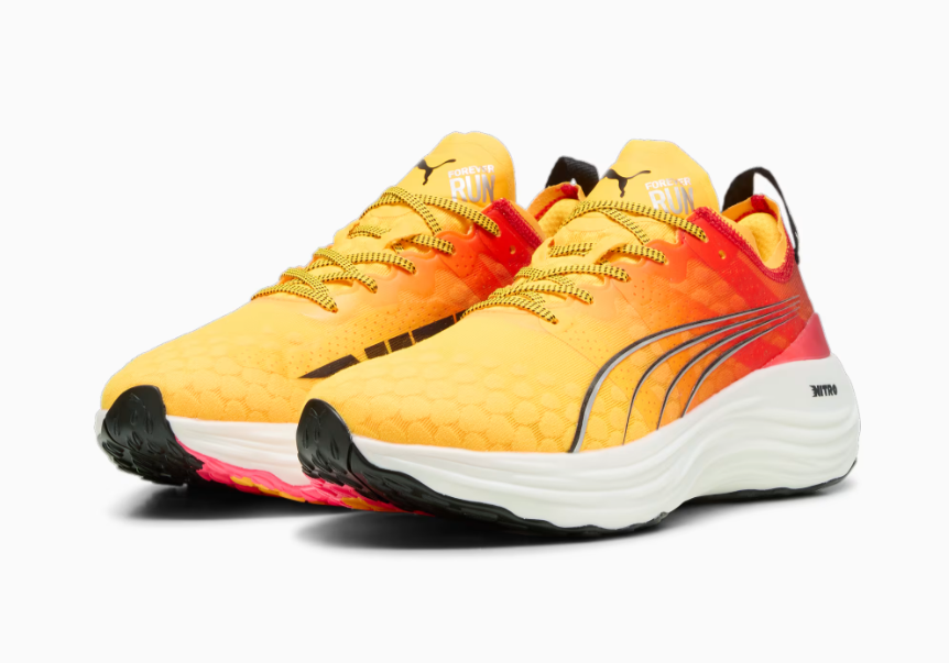 Puma ForeverRun Nitro Fade Men's - Sun Stream/Sunset Glow White