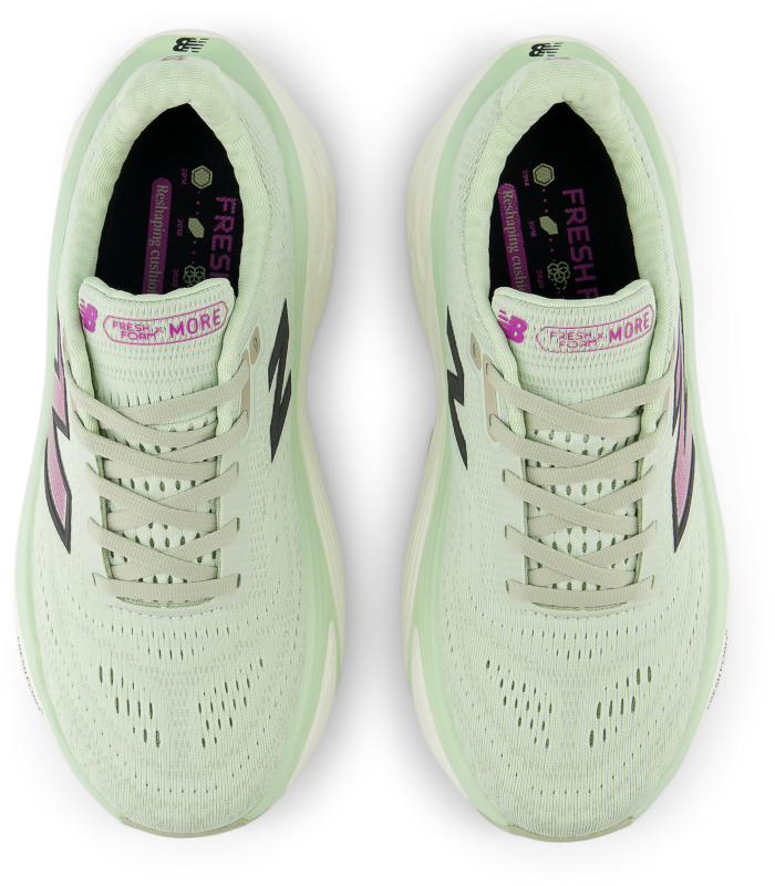 New Balance Fresh Foam X More V5 Women's -Natural Mint/Purple Fuchsia/Black