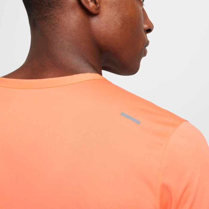 Nike Dri-Fit RISE 365 SS LT Mens - Wild Mango/Reflective Silver