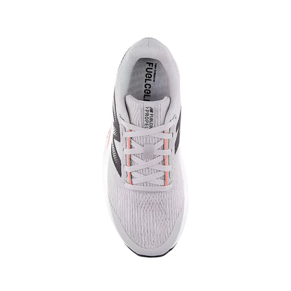 New Balance Fuelcell Propel v5 Kids - Raincloud/Urgent Red and White