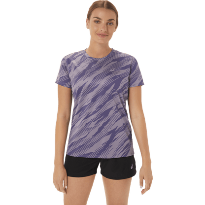 Asics Core All Over Print SS Top Women's - The Sweat Shop