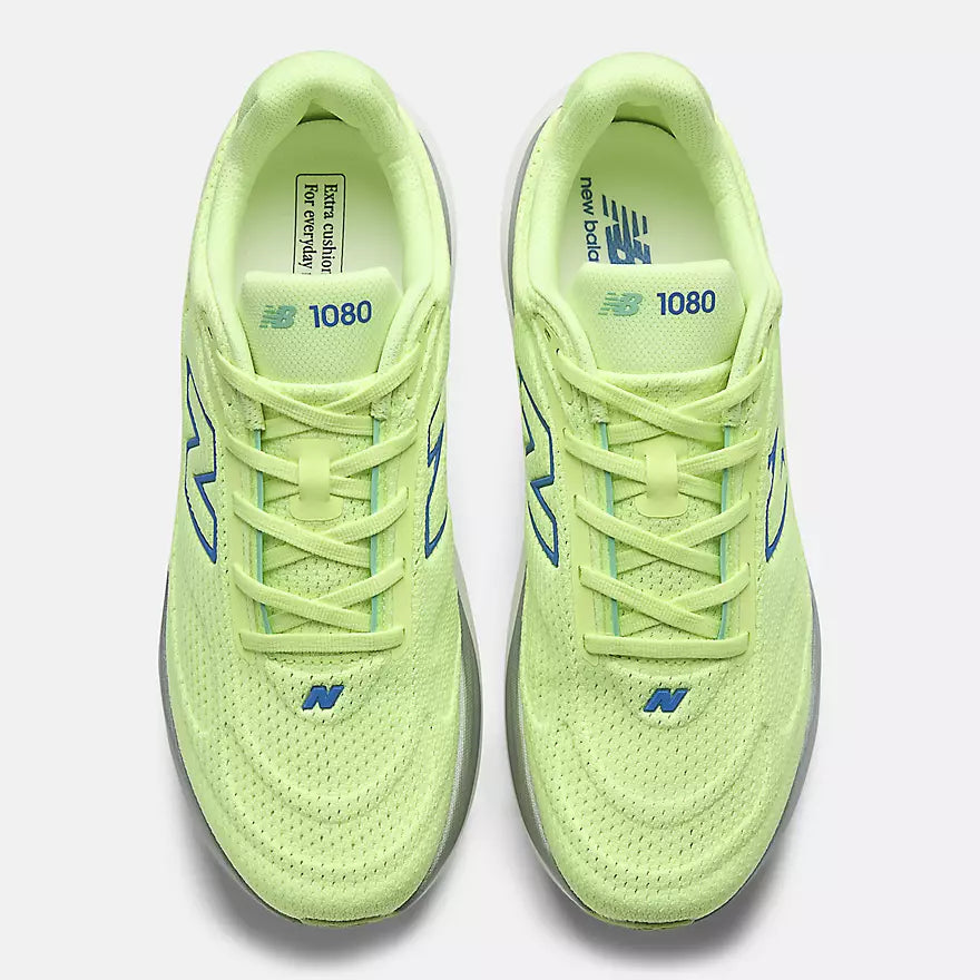 New Balance 1080v15 Wide (2E) Men's -Afterglow/Blue bird/Silver metallic