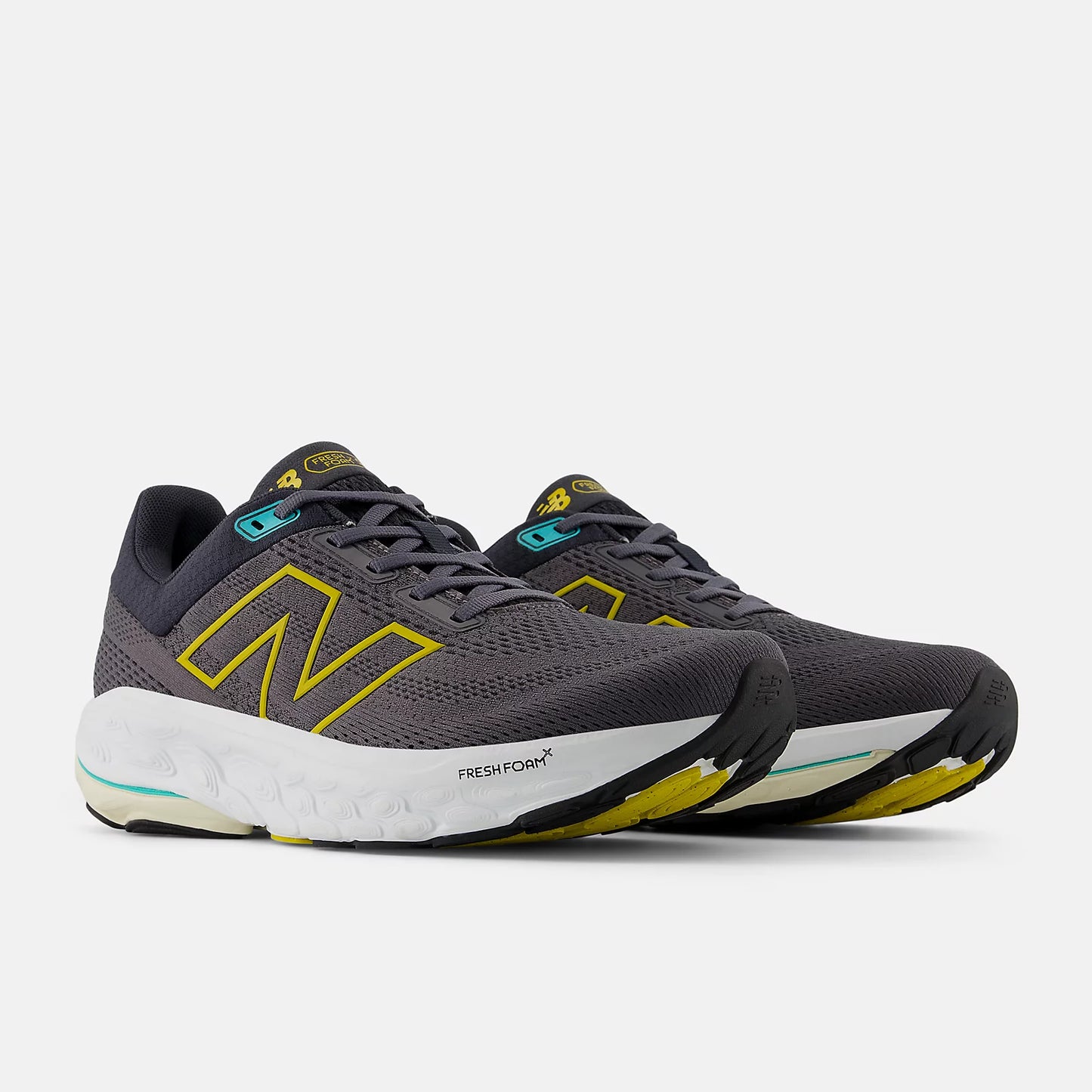 New Balance Fresh Foam X 860v14 Wide (2E) Men's -  Magnet with Ginger Lemon/Cyber Jade