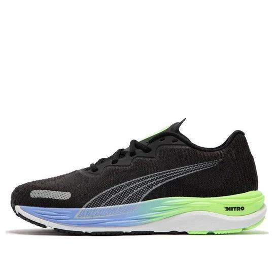 Puma Velocity Nitro 2 Fade Black-Electro Purple-Silver - The Sweat Shop