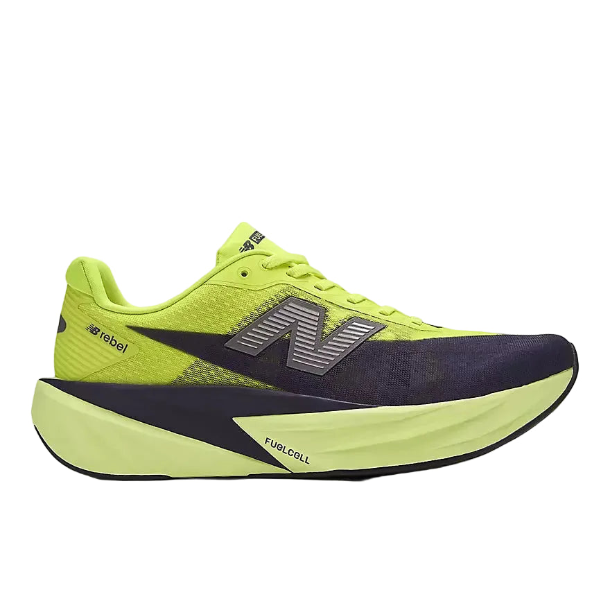 New Balance FuelCell Rebel v5 Men's - Alkaline Green/Boysenberry/Dark Silver Matallic