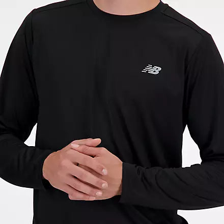 New Balance Sport Essentials Long Sleeve Top- Black