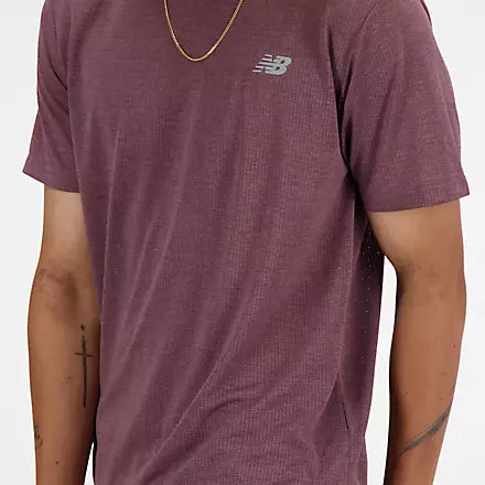 New Balance Athletics T-Shirt Men's - Licorice heather