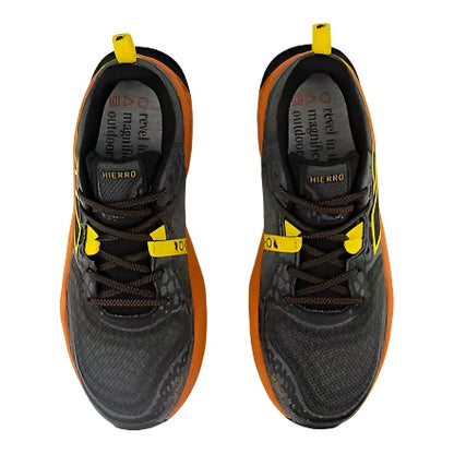 New Balance Fresh Foam X Hierro V8 Wide Men's - Black/Infield Clay/Ginger Lemon