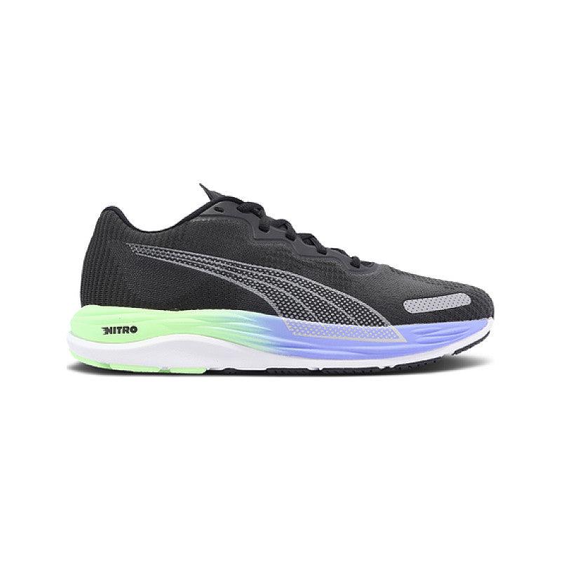 Puma Velocity Nitro 2 Fade Black-Electro Purple-Silver - The Sweat Shop