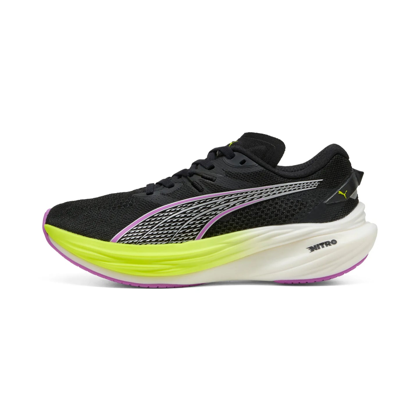 Puma Deviate Nitro 3 Women's - Black-Yellow Alert-Magenta