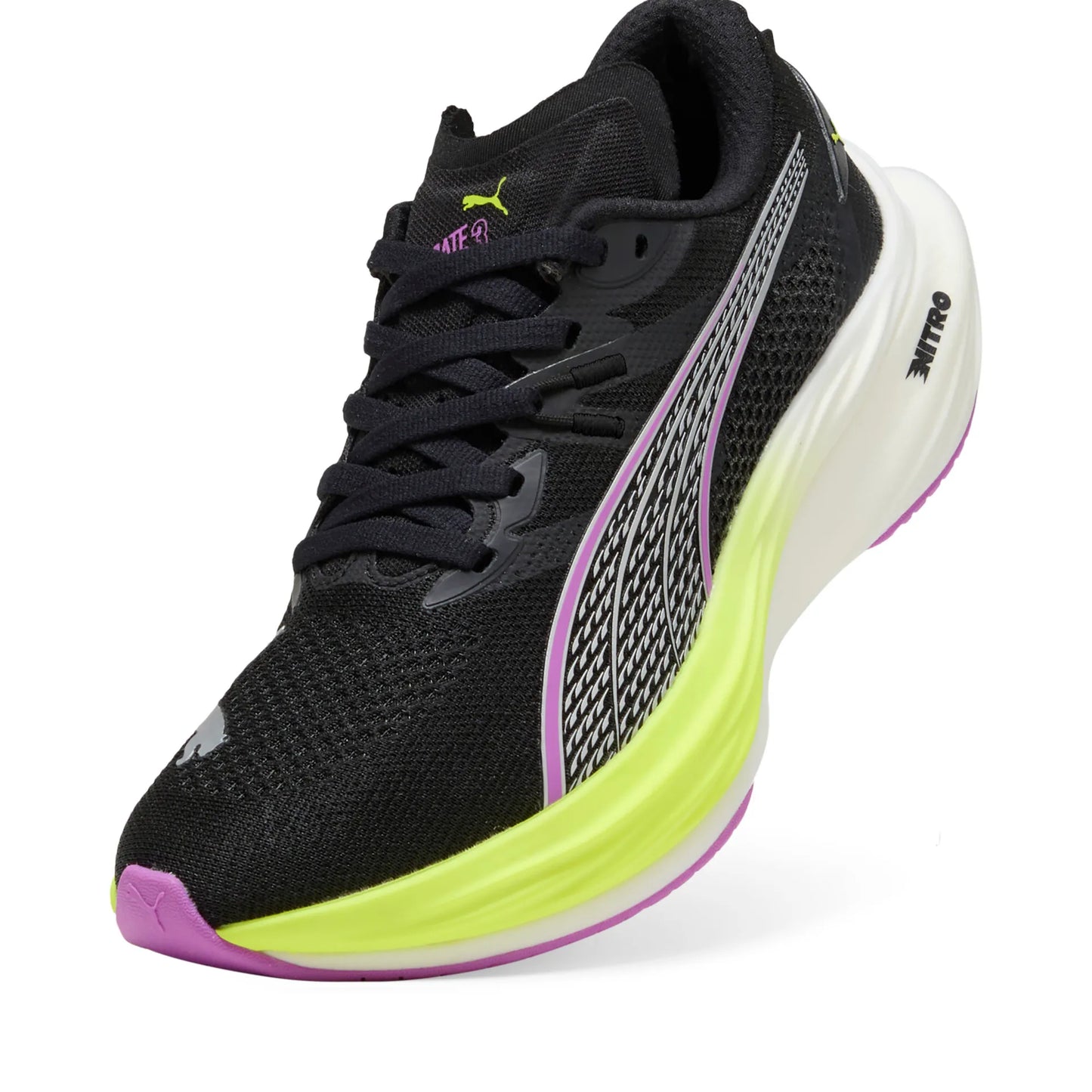 Puma Deviate Nitro 3 Women's - Black-Yellow Alert-Magenta