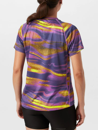 Puma VELOCITY All-Over-Print Running Tee Women's - Wild Berry