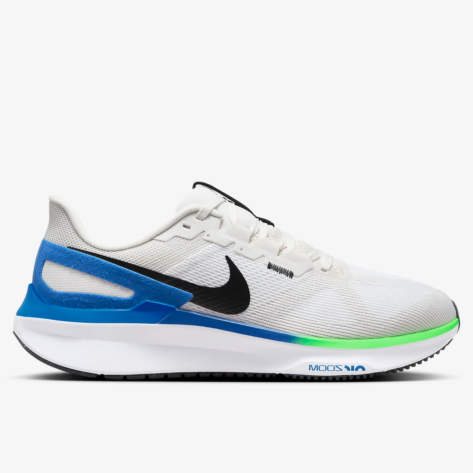 Nike Air Zoom Structure 25 Men's - White/Black-Platinum – The Sweat Shop