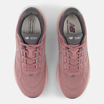 New Balance 1080v15 Wide (D) Women's -Rosewood/Silver Metallic/Neptune Grey