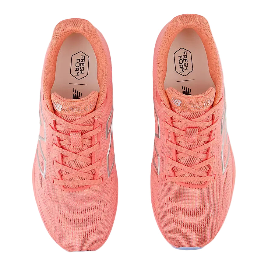 New Balance Fresh Foam 680v8 Wide Women's - Sunfade Red/Drift Red/Silver Metallic