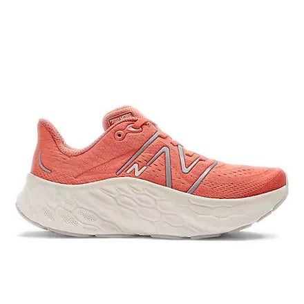 New Balance Fresh Foam X More V4 Women's - Gulf red/sea salt and silver metallic