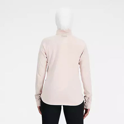 New Balance Heat Grid Half Zip Women's -  Quartz pink Heather