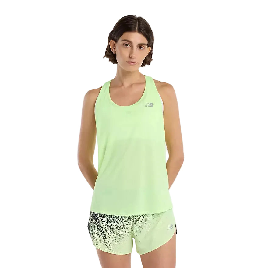 New Balance Women's RC Essential Tank - Afterglow Heather/Slate Grey