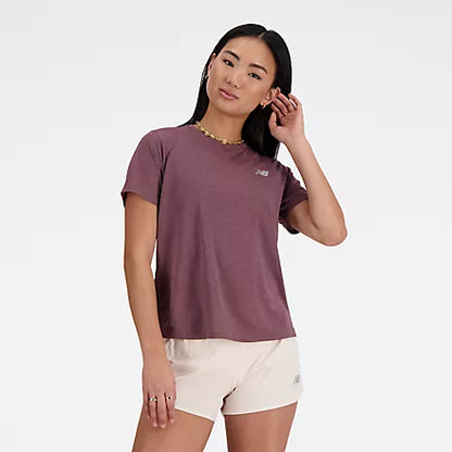 New Balance Sport Essentials T-Shirt - Licorice Heather