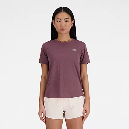 New Balance Sport Essentials T-Shirt - Licorice Heather